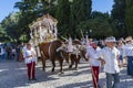 Religious procession Ã¢â¬ÂRomeriaÃ¢â¬Â Ronda Spain Royalty Free Stock Photo